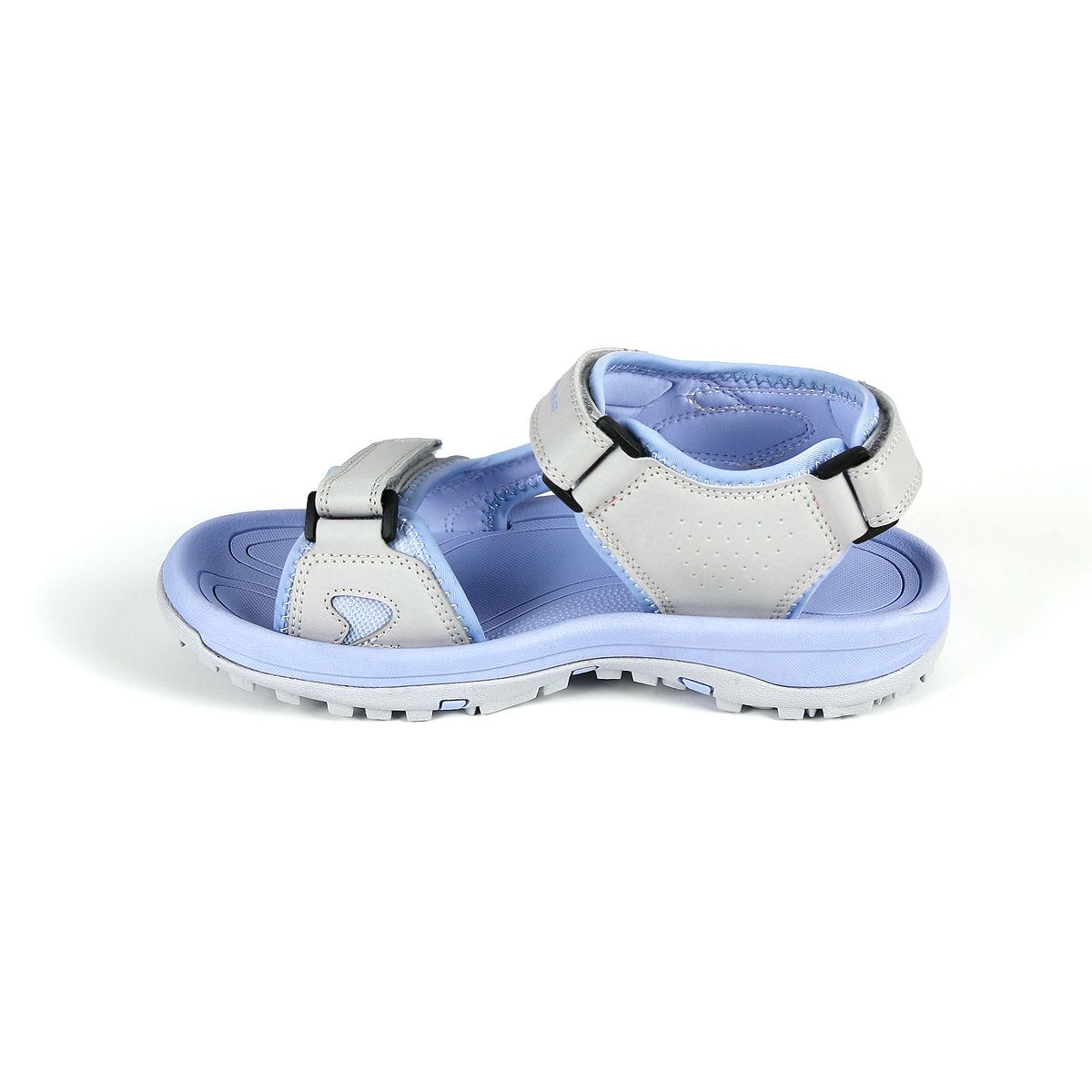 Orlimar Ladies Spikeless Golf Sandals, Gray/Lilac - Image 2